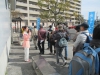 第１４回　歩きんとっとにて参加の皆さまを激励しました。